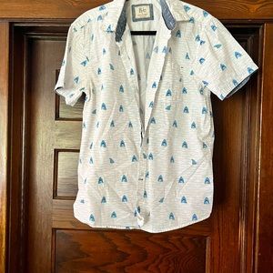 Mens shark shirt